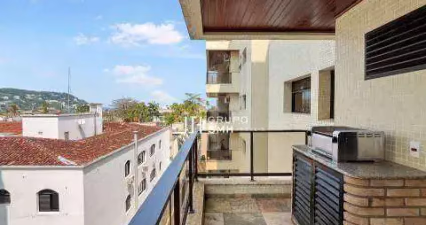 Apartamento com 3 dormitórios, 150 m² - venda por r$ 580.000 ou aluguel por r$ 7.490/mês - enseada - guarujá/sp