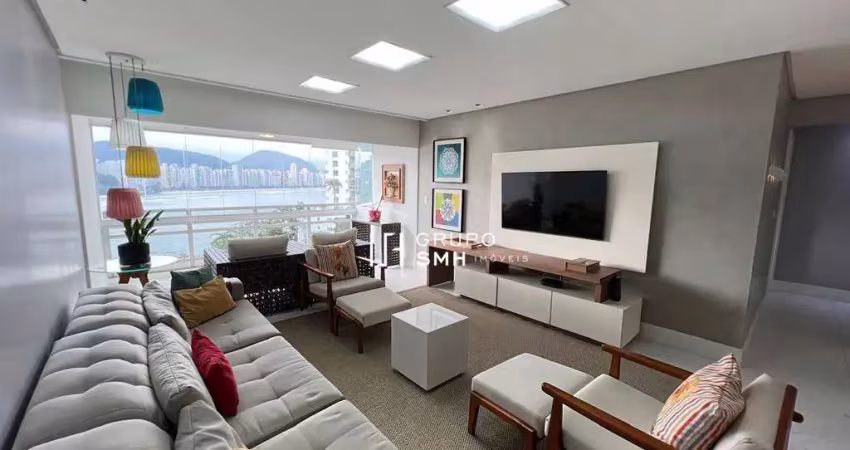 Apartamento com 3 dormitórios à venda, 140 m² por r$ 1.300.000 - astúrias frente mar - guarujá/sp