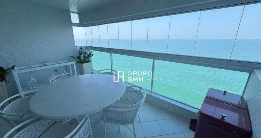Apartamento com 3 dormitórios à venda, 185 m² por r$ 2.400.000 - praia das pitangueiras frente mar - guarujá/sp