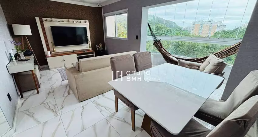 Apartamento com 3 dormitórios à venda, 100 m² por r$ 630.000 - astúrias - guarujá/sp