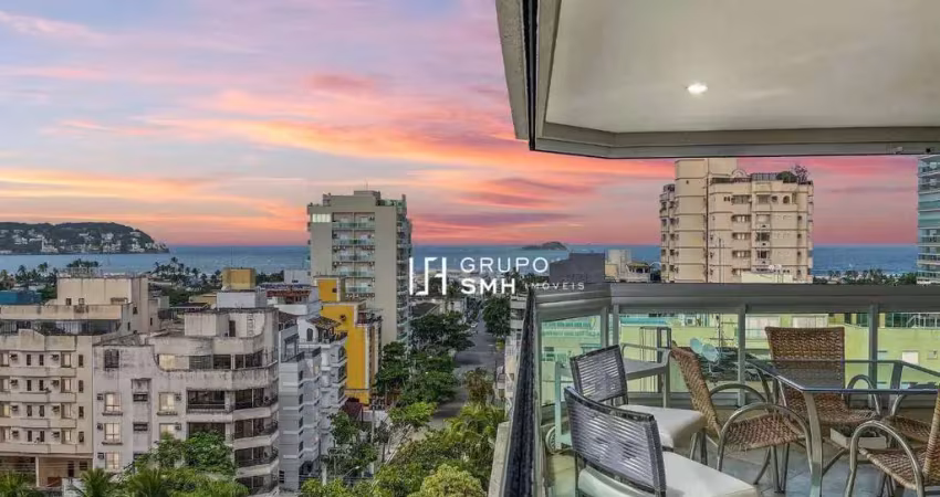 Apartamento com 3 dormitórios, 115 m² - venda por r$ 849.000 ou aluguel por r$ 7.800/mês - enseada - guarujá/sp
