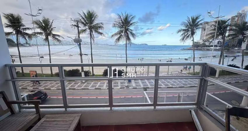 Apartamento com 3 dormitórios, 192 m² - venda por r$ 1.100.000 ou aluguel por r$ 10.000/mês - astúrias frente mar - guarujá/sp