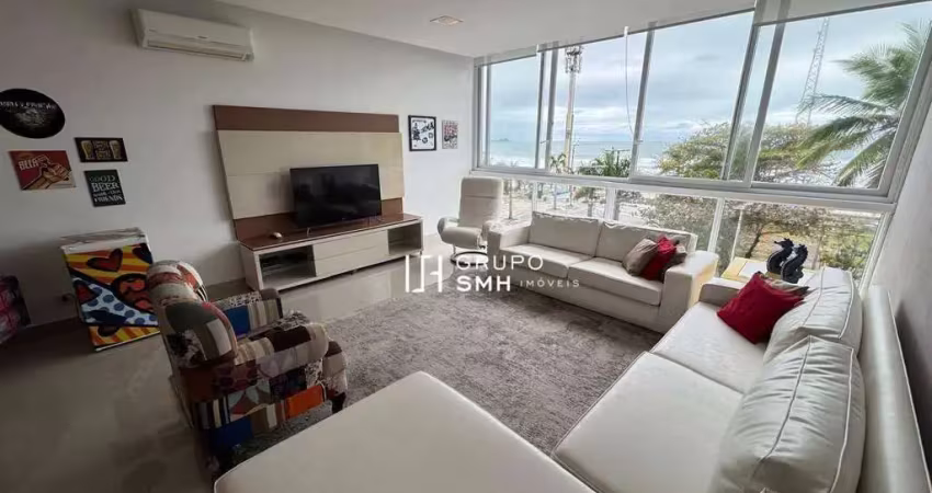 Apartamento com 4 dormitórios à venda, 210 m² por r$ 1.100.000,00 - pitangueiras frente mar - guarujá/sp
