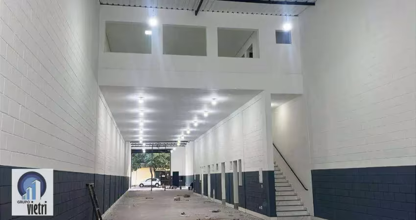 Galpão para alugar, 640 m² por r$ 25.600,00/mês - vila ribeiro de barros - são paulo/sp