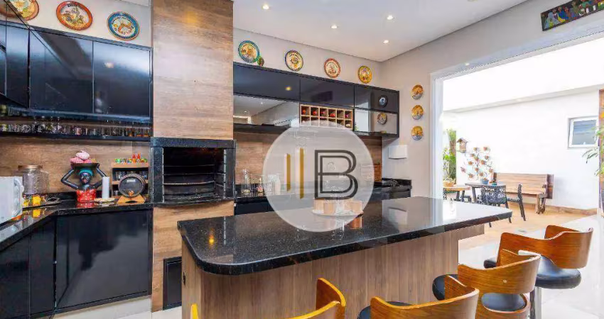 Casa com 4 dormitórios à venda, 328 m² - santa felicidade - curitiba/pr