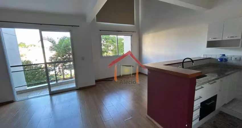 Apartamento com 1 dormitório para alugar, 54 m² por R$ 3.681,00/mês - Anhangabaú - Jundiaí/SP
