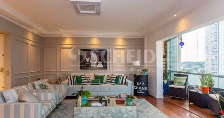 Apto 210m² com 4 dorms sendo 2 suítes, 4 banheiros e 3 vagas à venda Vila Mascote