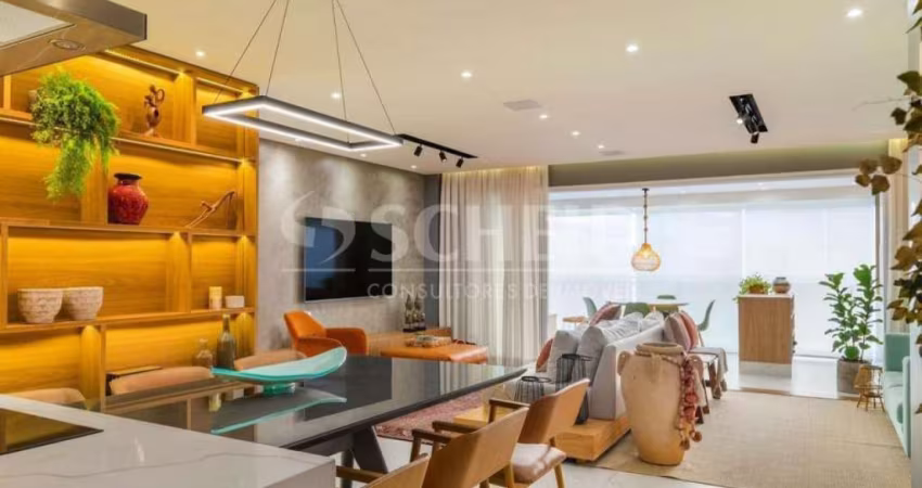 Apartamento á venda 149m 3 suites, closet, 3 vagas, próximo a Vila Mascote, SP