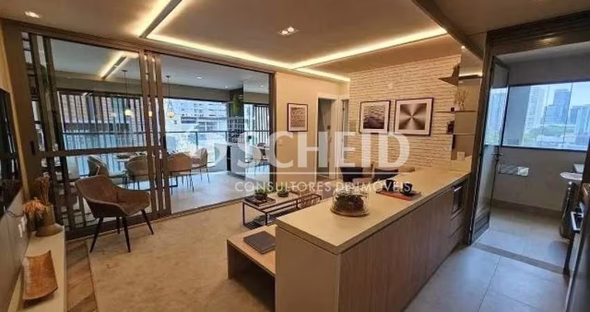 Apartamento à Venda no Brooklin - 74m²  2 Suítes - 2 Vagas.