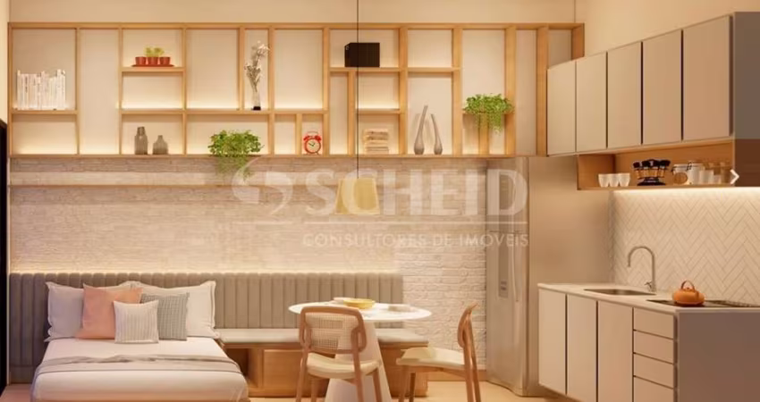 Studio á Venda no Campo Belo com 34m²