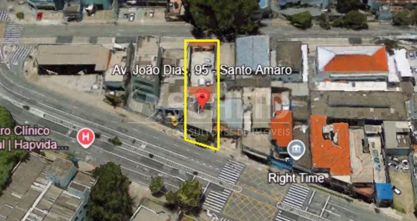 Imóvel para Venda, 400m², Santo Amaro, com acesso a Av. João Dias e  Rua Doutor Antônio Bento