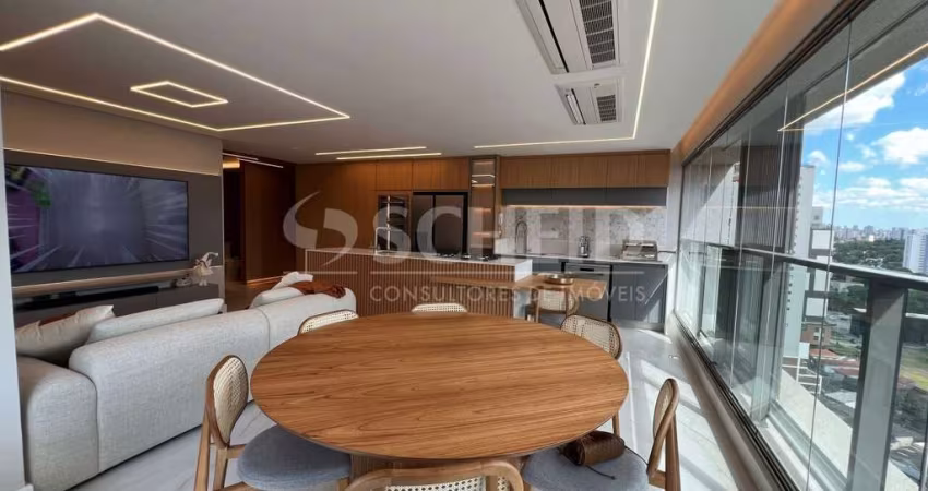 Apartamento a venda , no brooklin, 100 m² ,3 quartos sendo 3 suítes , 2 vagas