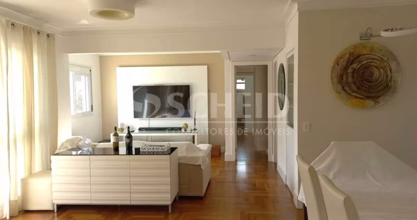 Apartamento para locação, todo mobiliado, 3 dormitorios sendo 1 suite, 4 banheiros, 2 vagas