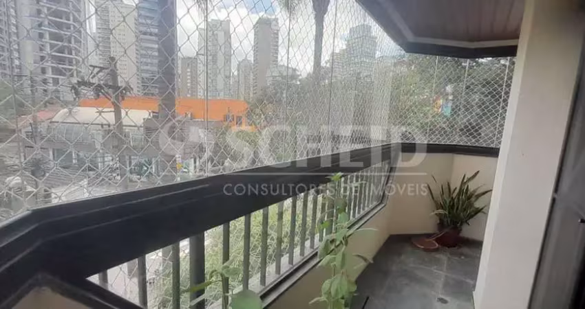Apartamento tipo para locação com 3 quartos e 2 vagas em moema pássaros