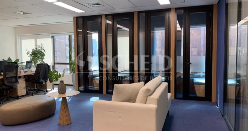 Conjunto Comercial Mobiliado na Faria Lima - 335 m² - 8 Vagas