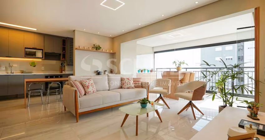 Apartamento a venda de 81,00m² útil, com 2 quartos e 2 vagas, na Vila Santa Catarina.