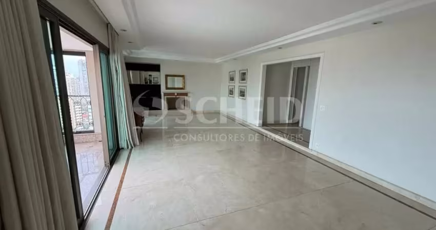 Apartamento de 285,00m² úteis, com 4 suítes e 4 vagas com carregador elétrico, no Campo Belo