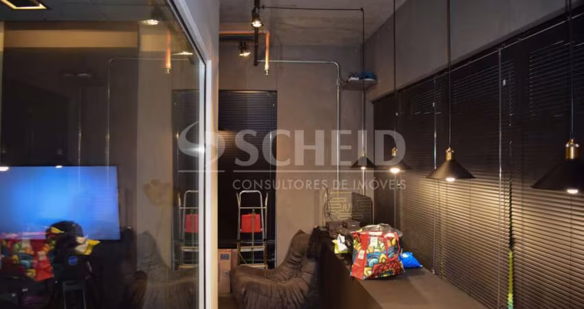 Sala Comercial com 68m² de vão livre no Brooklin, 2 Banheiros, 1 vaga, ótima localização.