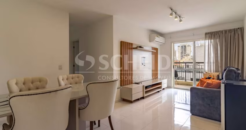 Apartamento para Locação no Brooklin, 74m², 2 Quartos sendo 1 suíte, Closet, Varanda e 1 vaga