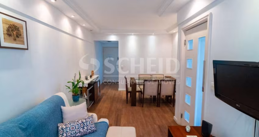 Apartamento a venda de 72,00m² útil, com 2 quartos e 1 vaga na Vila Mascote