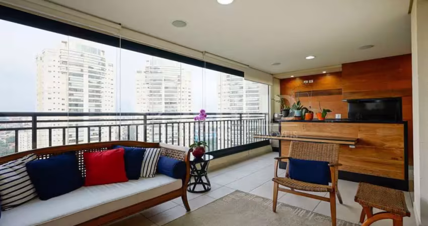 Apartamento a venda no cond. domínio marajoara com 3 suítes, 3 vagas + depósito, varanda gourmet!