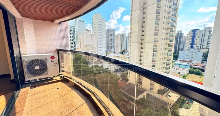Apartamento para locação em Moema - 3 suítes, 3 vagas e varanda