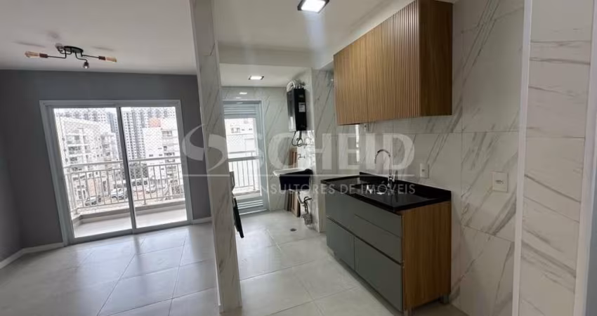 Apartamento de dois quartos uma suite e uma vaga de garagem
