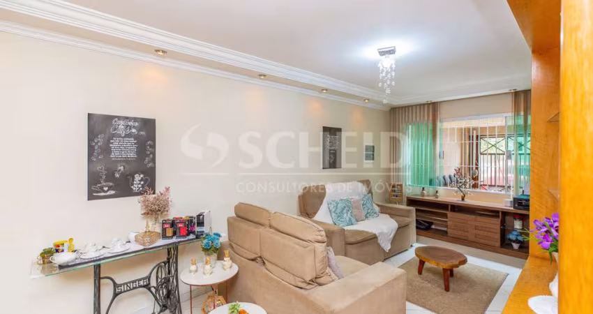 Sobrado a venda de 119,00m² útil, com 2 quartos e 2 vagas no Jardim Prudência