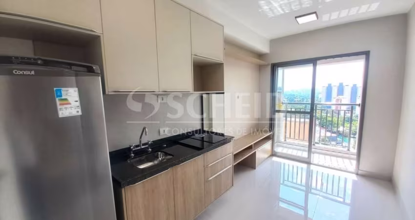 Studio de 29m² mobiliado com varanda para alugar no Jardim Prudência