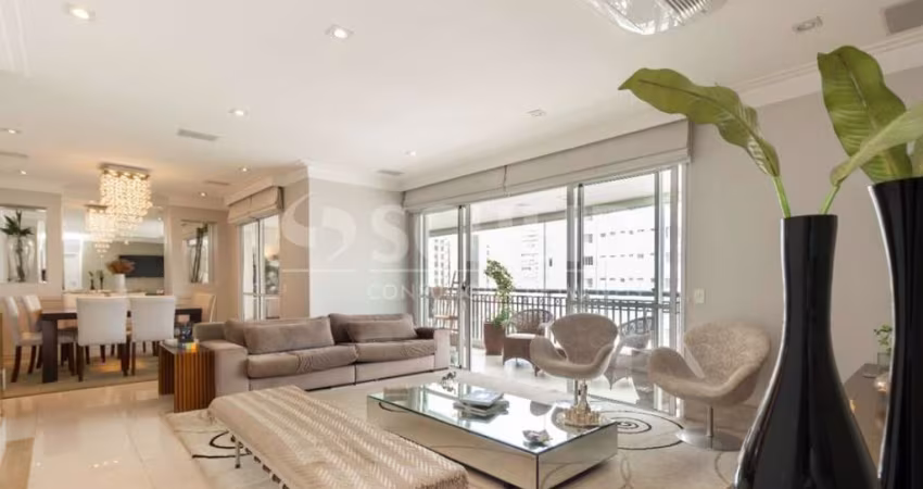 Apartamento a venda no Brooklin, 178 metros, 03 suites, 01 escritorio e 03 vagas