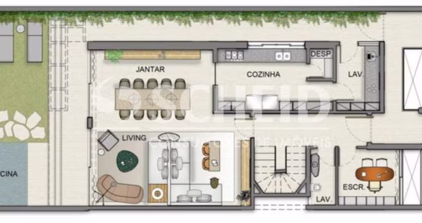Condomínio de Casas Morumbi, 655m², 4 quartos, 4 suítes, closet, 4 vagas, 5 banheiros, sala, cozinha