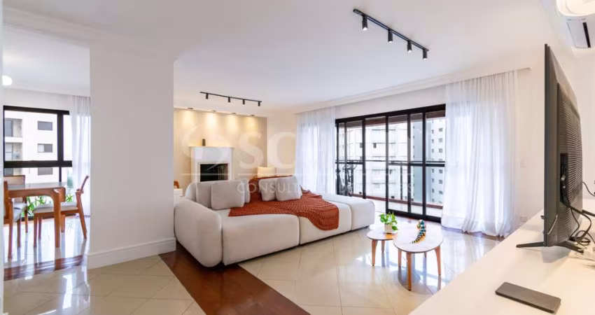 Apartamento a venda na Vila Mascote com 216m², 4 quartos sendo 2 suítes, 3 vagas.