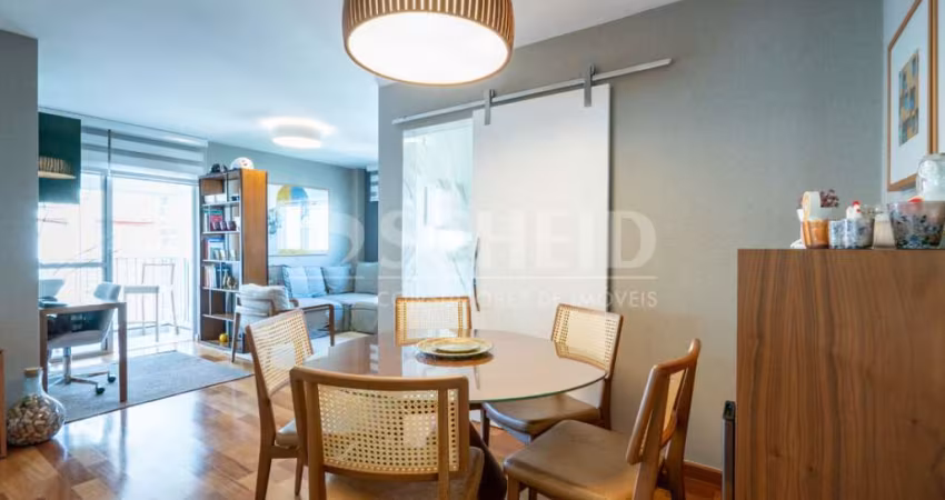 Apartamento á Venda no Campo Belo com 85m², 2 quartos sendo 1 suíte, 1 vaga.
