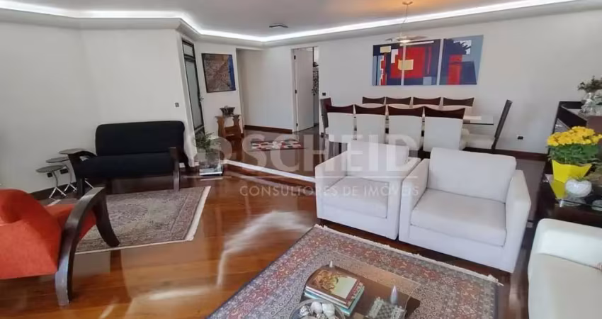 Apartamento semi mobiliado a venda de 171,00m² útil, com 4 quartos e 3 vagas, na vila mascote!