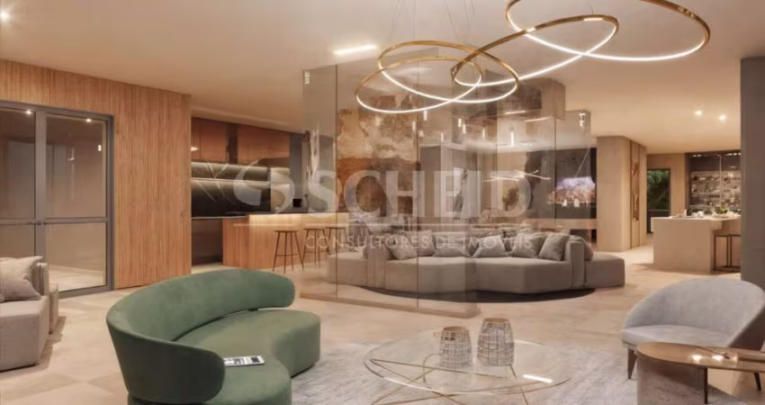 Apartamento á Venda no Brooklin, 3 quartos sendo 3 suítes, 3 vagas.