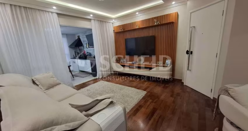 Apartamento 100m²,  2/3 dormitórios, 1 vaga, varanda gourmet, aceita pets, Jabaquara