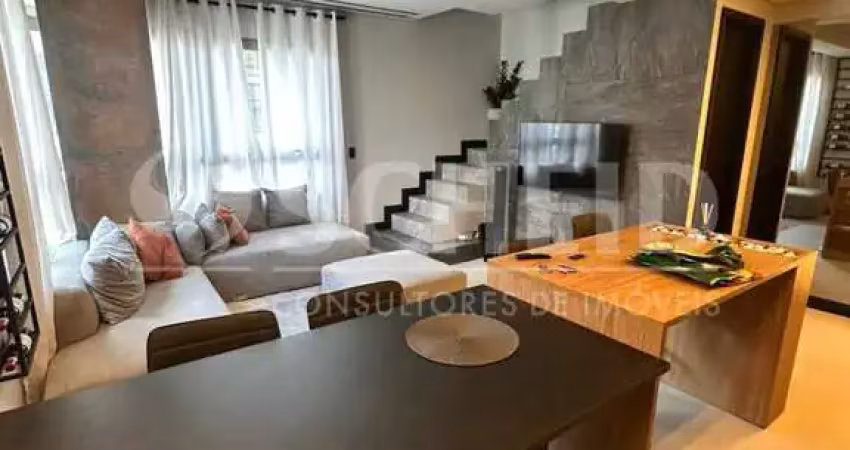 Duplex a venda de 71,00m² útil, com 2 quartos em Moema.
