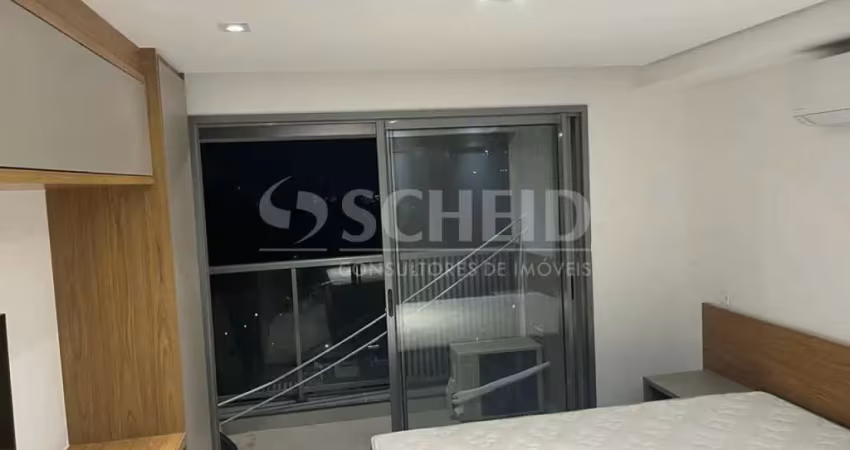 Studio Mobiliado  para alugar no Alto da Boa Vista - 27m² - Ar condicionado