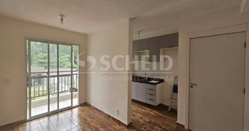 Apartamento para locação no Jardim Marajoara com 42m², 2 quartos, sala 2 ambientes.