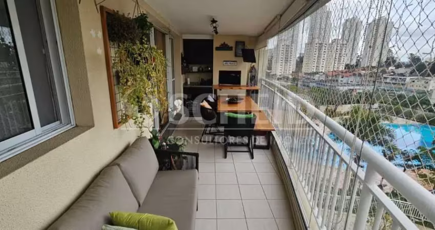 Jardim marajorara - varanda gourmet 107m3 3 dorms, suíte 2 vagas