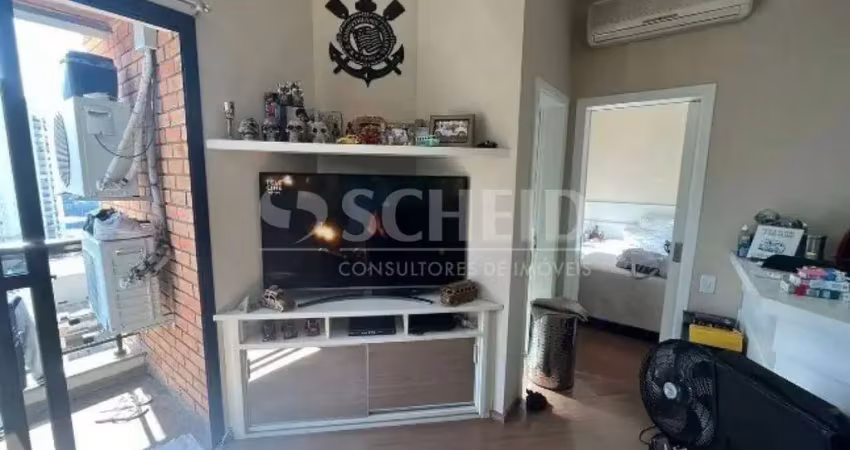 Flat mobiliado à venda com 40m², 1 quarto e 1 vaga