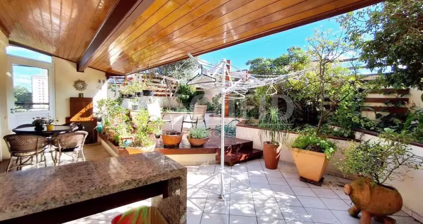 Cobertura duplex à venda no alto da boa vista,  250m², 4 quartos (4 suítes) e 3 vagas