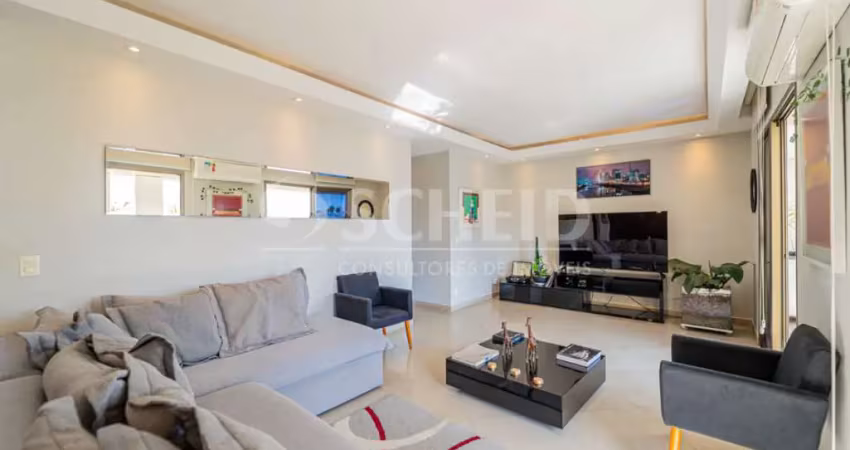 Apartamento á venda no brooklin com 147m², 3 quartos sendo 3 suítes, 3 vagas.