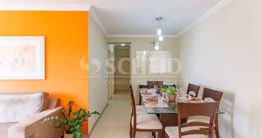Apartamento á venda no brooklin com 107m², 3 quartos sendo 1 suíte, 1 vaga.