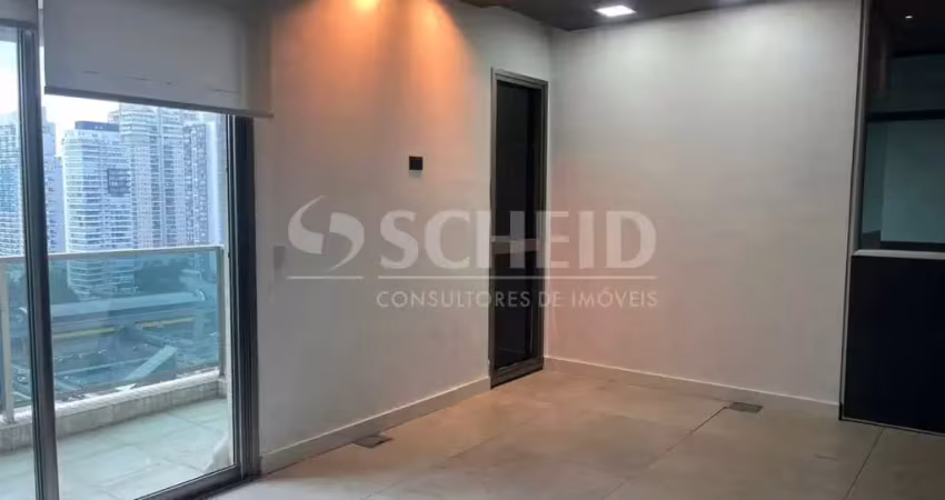 Sala comercial para locação de 96,00m² útil, com 2 salas, no brooklin