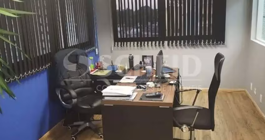 Sala comercial conjugada a venda 70m2, 1 banheiro, 2 vagas, chacara santo antonio
