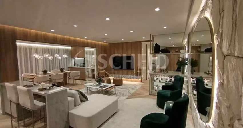 Apartamento a venda no brooklin com 138m2, 4 dorms sendo 2 suítes 3 vagas