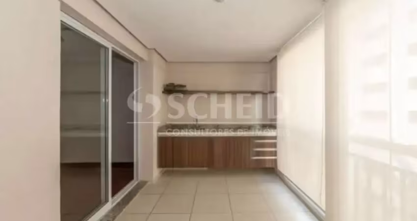 Apartamento no brooklin - 1 dormitorios e varanda fechada