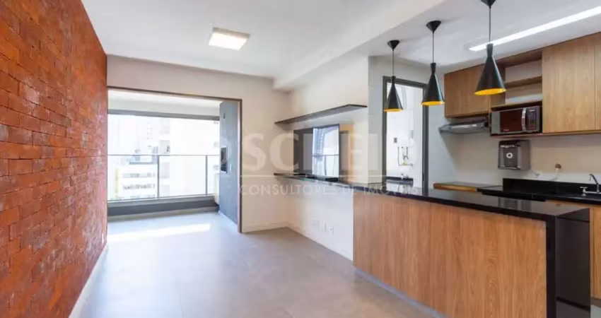 Apartamento para locação na vila clementino, com 2 dormitórios e 1 vaga