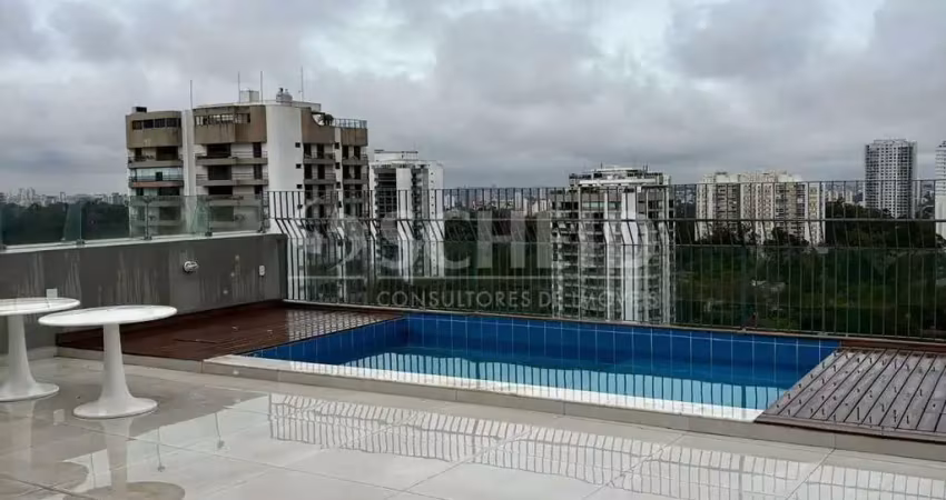 Cobertura duplex à venda no alto da boa vista com 4 suítes, piscina, churrasqueira, lareira, 4 vagas